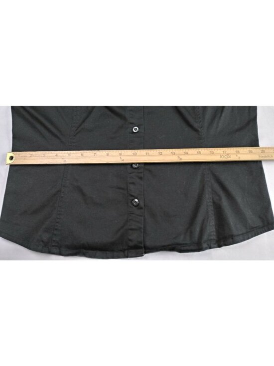 Chrome Eagle Black shirt XXL Women button down Chix Custom Cycles Embroydered - Picture 14 of 15